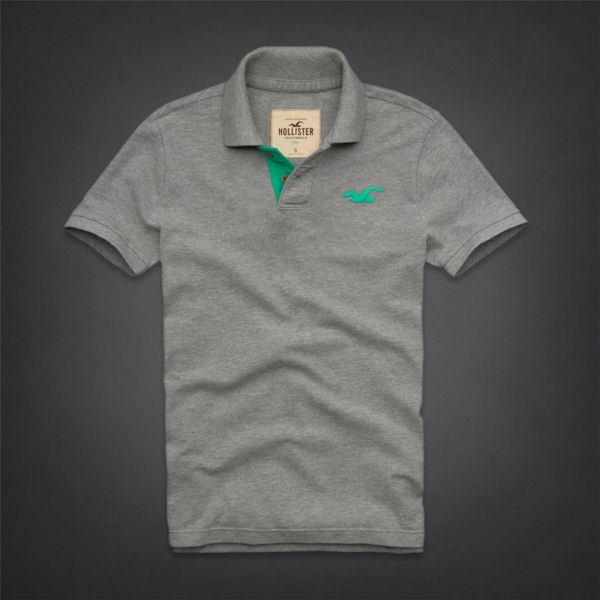 Camiseta hollister NWT 2013 cinza-verde água/p