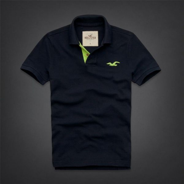 Camiseta hollister NWT 2013 preto-verde/P